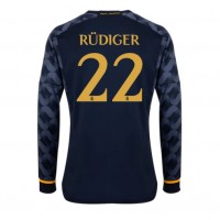 Echipament fotbal Real Madrid Antonio Rudiger #22 Tricou Deplasare 2023-24 maneca lunga